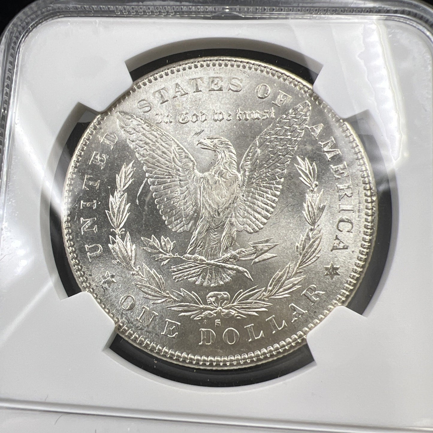 1878 S $1 Morgan Silver Dollar Coin VAM 113 Acid Treated Wings NGC MS62 BU UNC