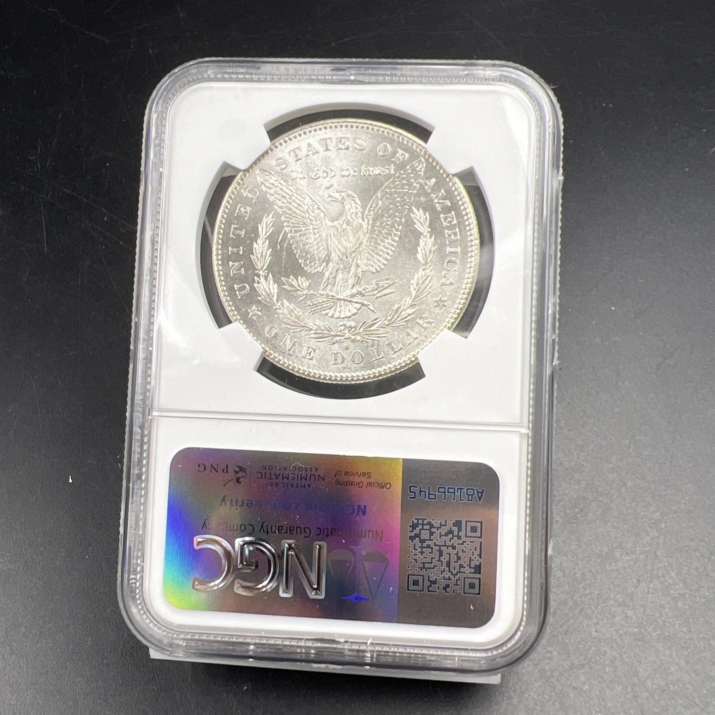1878 S $1 Morgan Silver Dollar Coin VAM 113 Acid Treated Wings NGC MS62 BU UNC