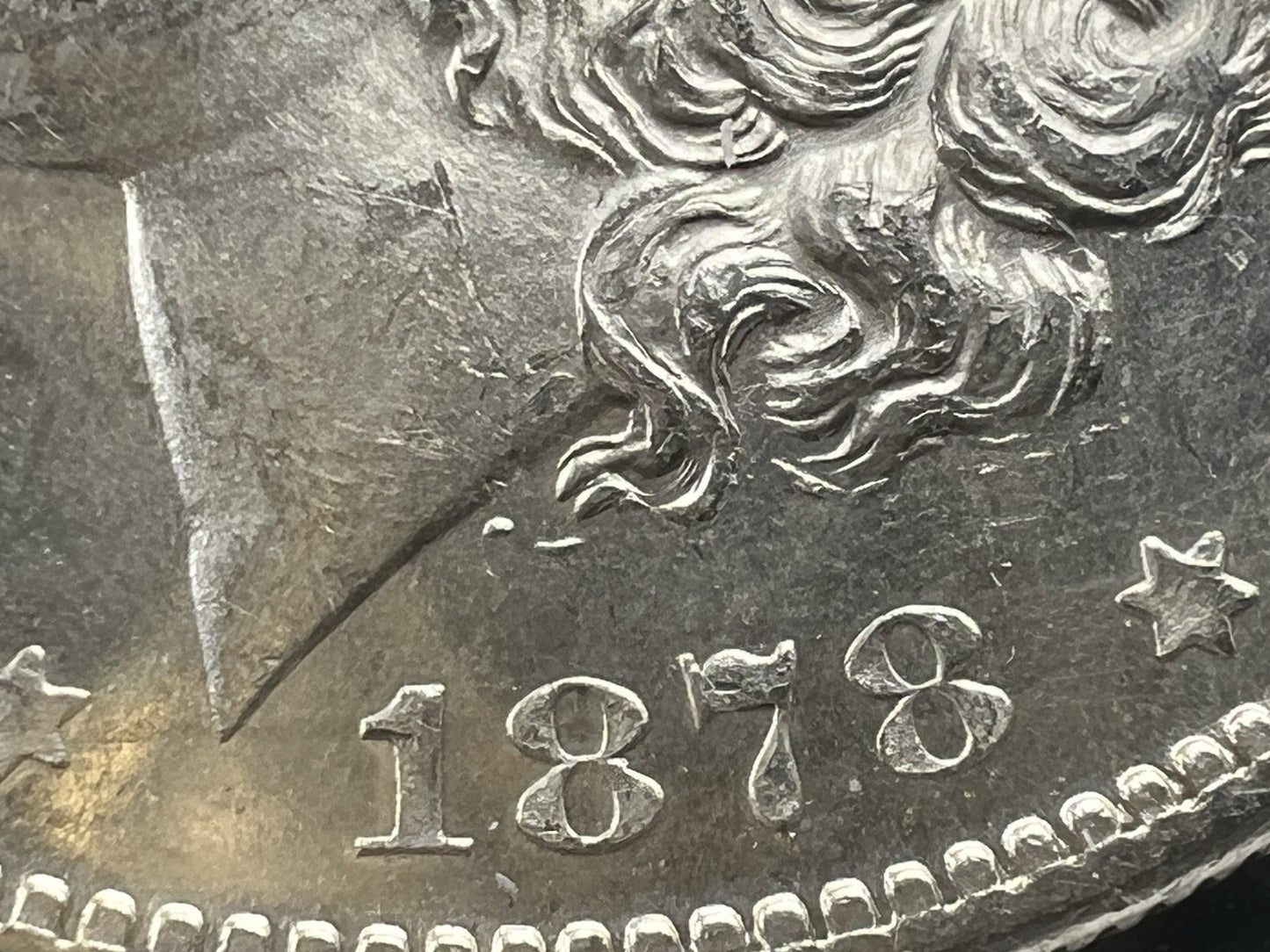 1878 S $1 Morgan Silver Dollar Coin VAM 17A Denticle Hit List 40 Vam MS62 NGC