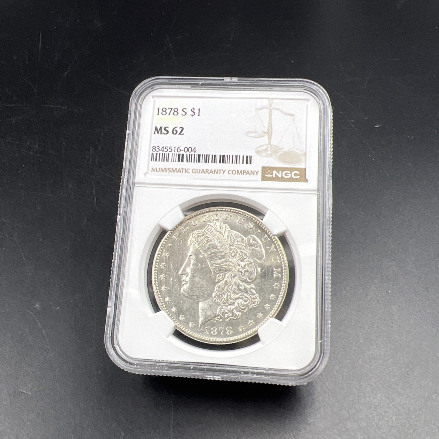 1878 S $1 Morgan Silver Dollar Coin VAM 17A Denticle Hit List 40 Vam MS62 NGC
