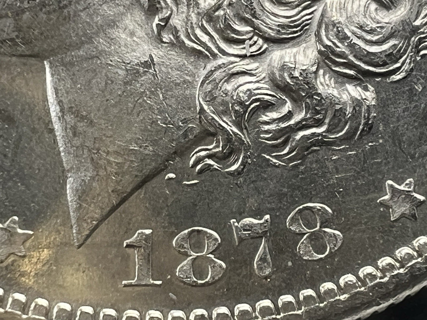 1878 S $1 Morgan Silver Dollar Coin VAM 17A Denticle Hit List 40 Vam MS62 NGC