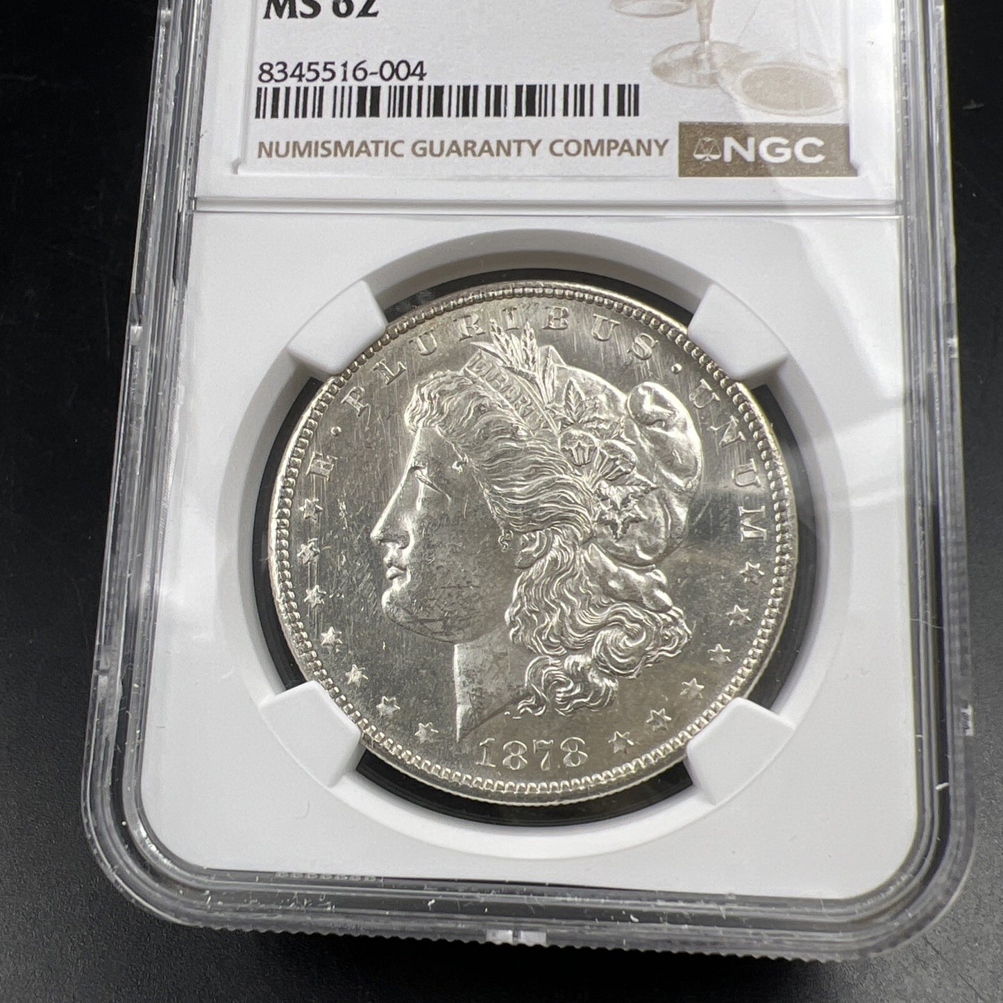 1878 S $1 Morgan Silver Dollar Coin VAM 17A Denticle Hit List 40 Vam MS62 NGC