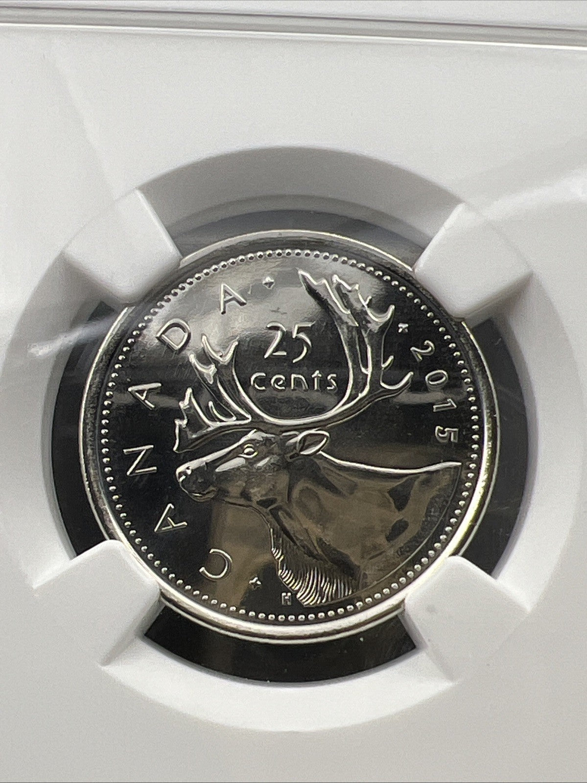 2015 Canada 25c Twenty Five Cent Caribou Quarter Coin NGC MS69
