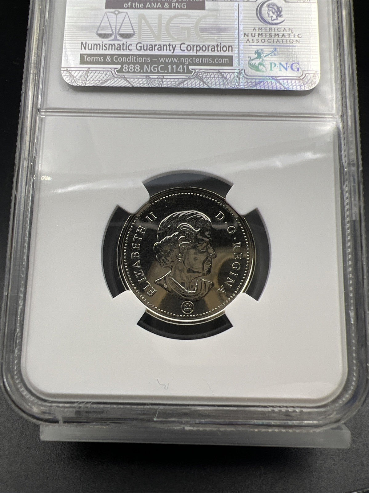 2007 25c Canada Twenty Five Cent Quarter Birthday Coin NGC MS67