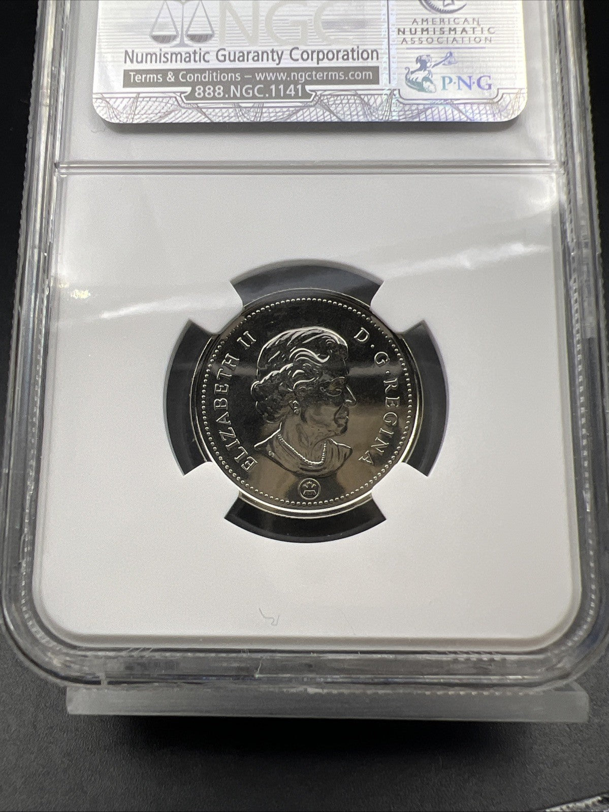 2007 25c Canada Twenty Five Cent Quarter Birthday Coin NGC MS67