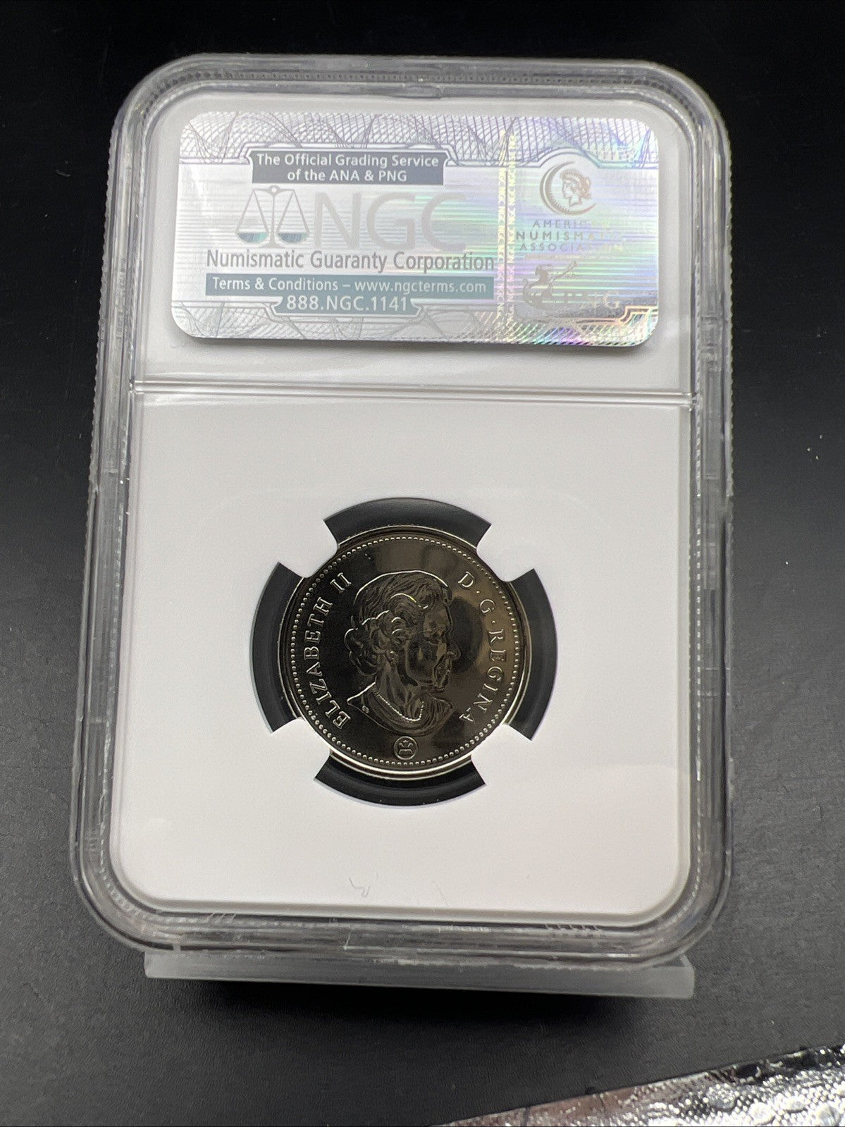 2007 25c Canada Twenty Five Cent Quarter Birthday Coin NGC MS67