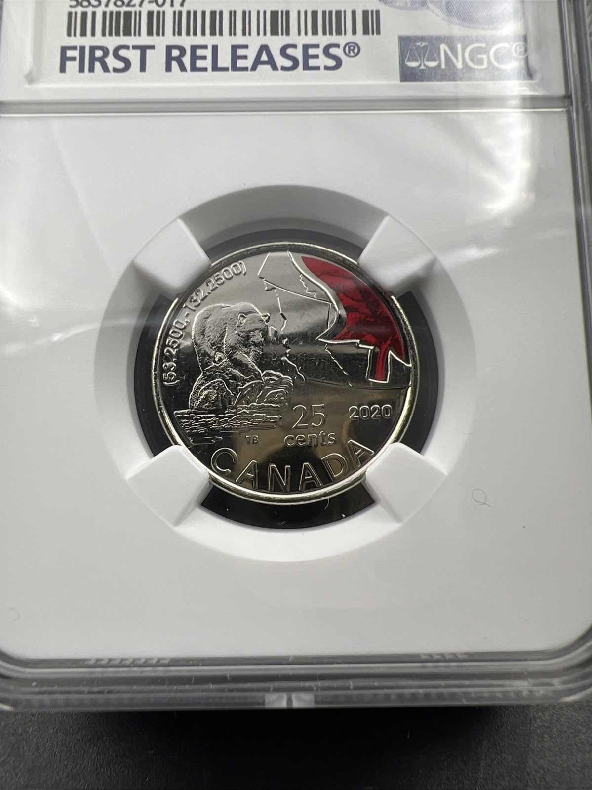 2020 25c Canada Twenty Five Cent Quarter Kermode Bear NGC MS67 DPL