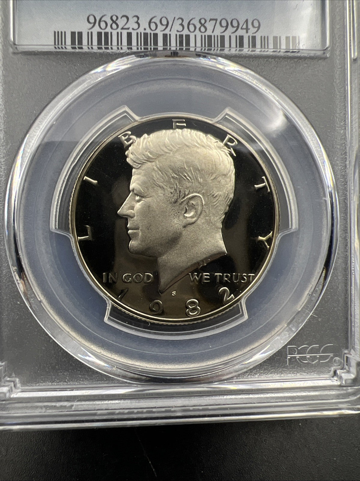 1982 S 50c Kennedy Proof Half Dollar Coin Copper Nickel PR69 DCAM PCGS #949