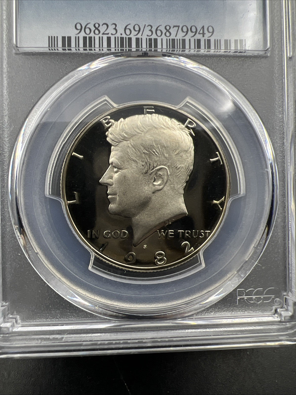 1982 S 50c Kennedy Proof Half Dollar Coin Copper Nickel PR69 DCAM PCGS #949