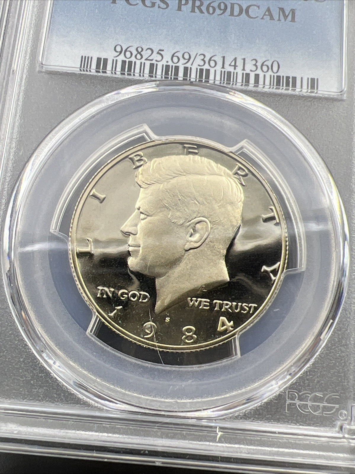 1984 S 50c Kennedy Proof Half Dollar Coin Copper Nickel PR69 DCAM PCGS #360