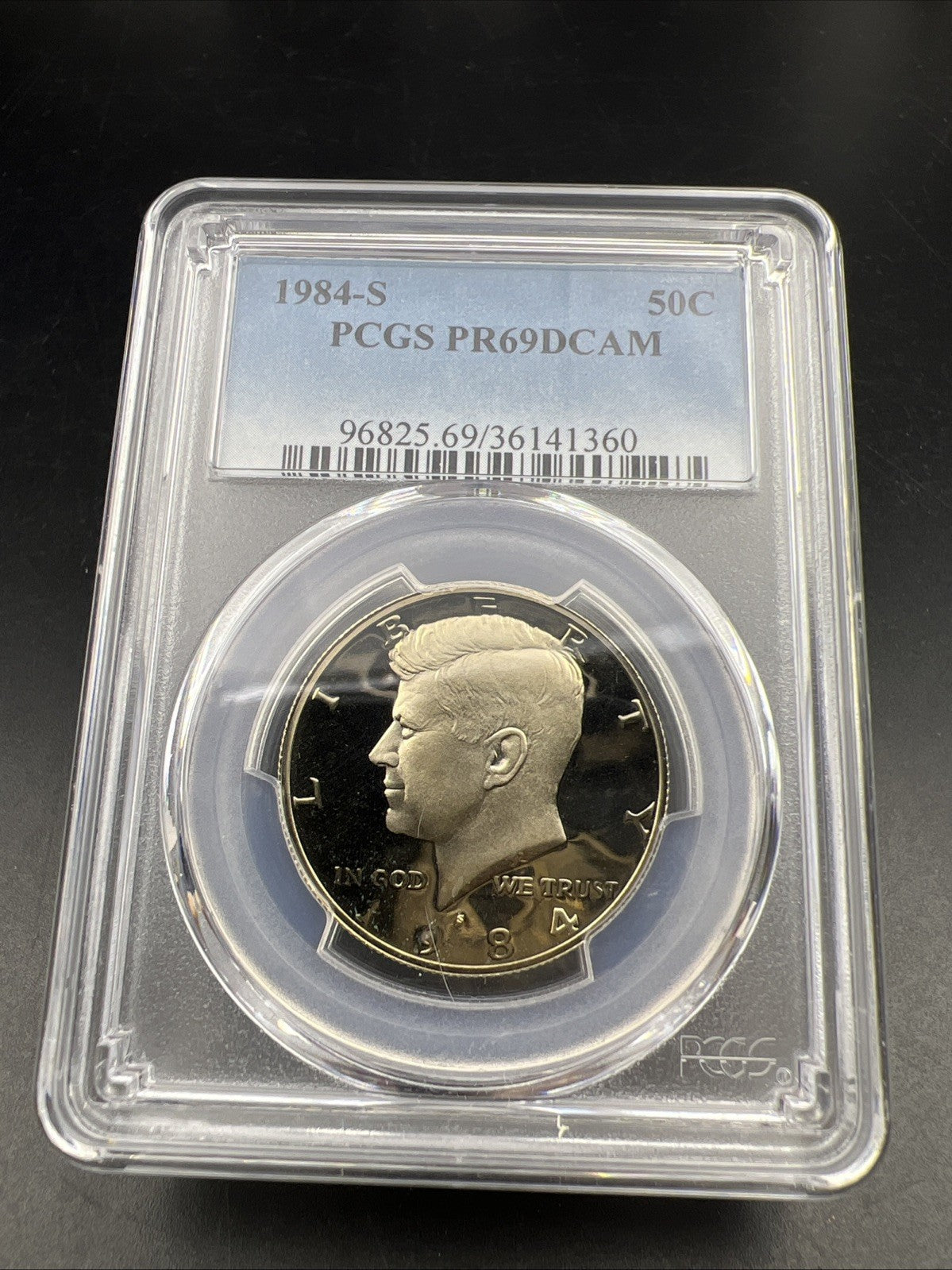 1984 S 50c Kennedy Proof Half Dollar Coin Copper Nickel PR69 DCAM PCGS #360