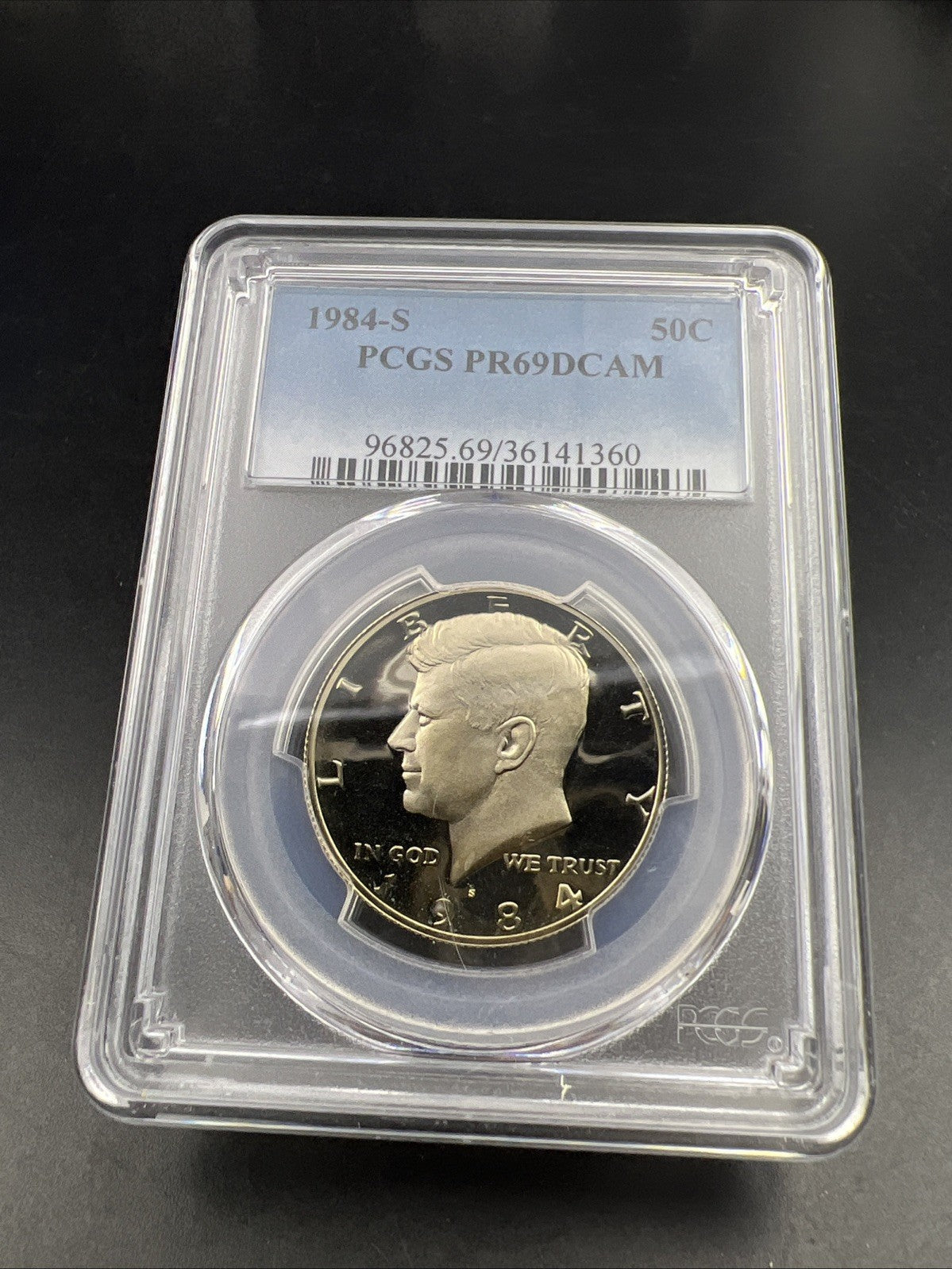 1984 S 50c Kennedy Proof Half Dollar Coin Copper Nickel PR69 DCAM PCGS #360