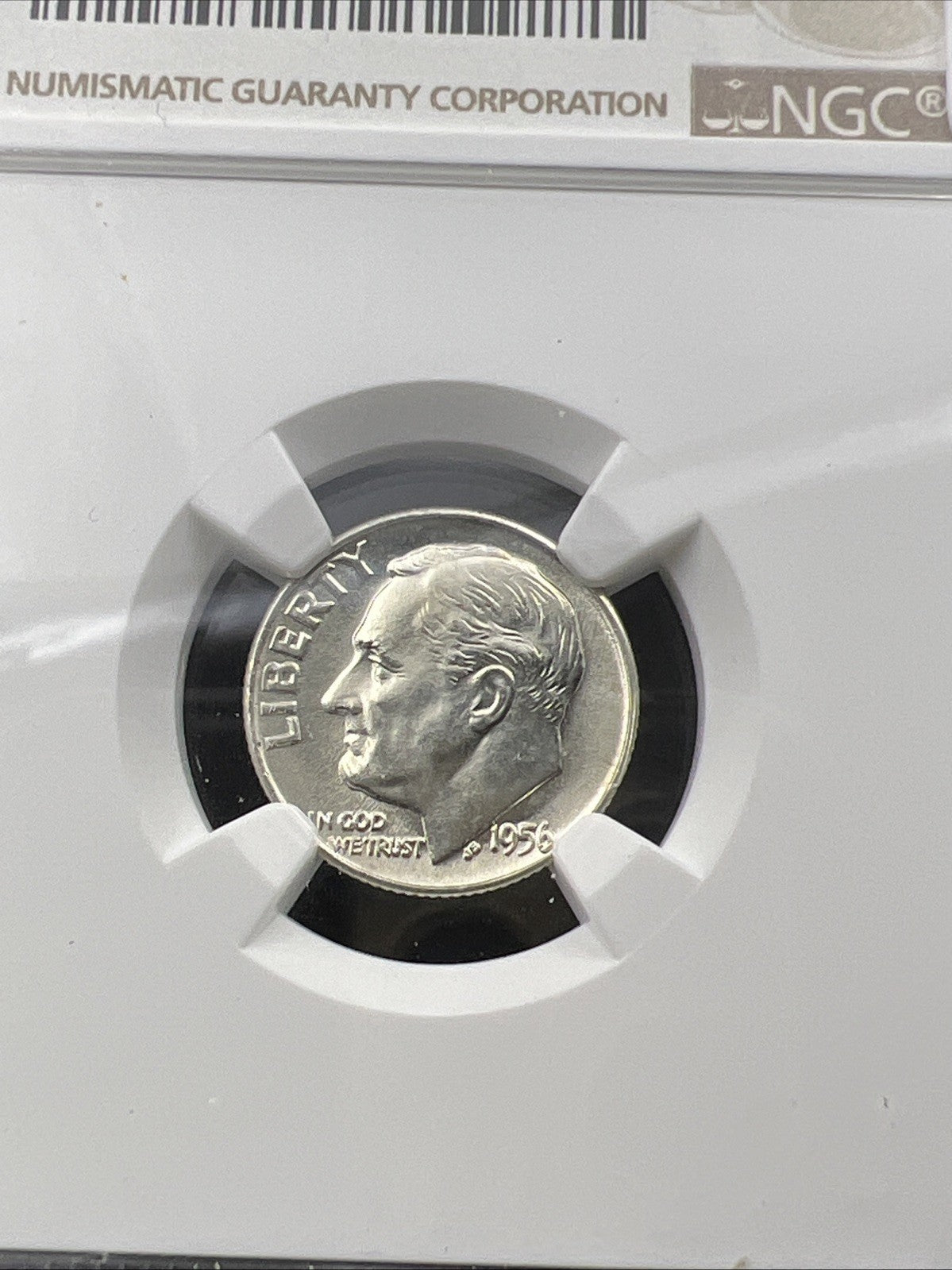 1956 D 10c Roosevelt Silver Dime Coin MS66 NGC Gem BU Certified #024