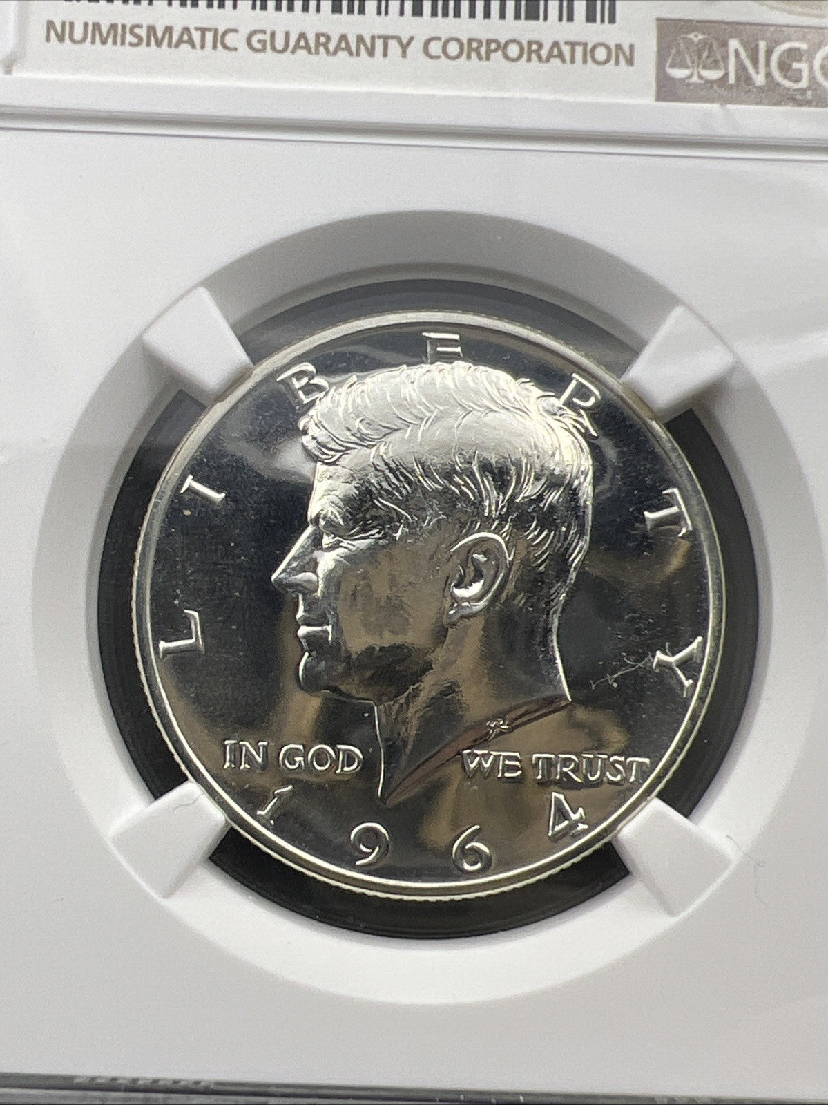 1964 Accented Hair Variety FS-401 Kennedy Silver Half Dollar Coin PF67 NGC #002