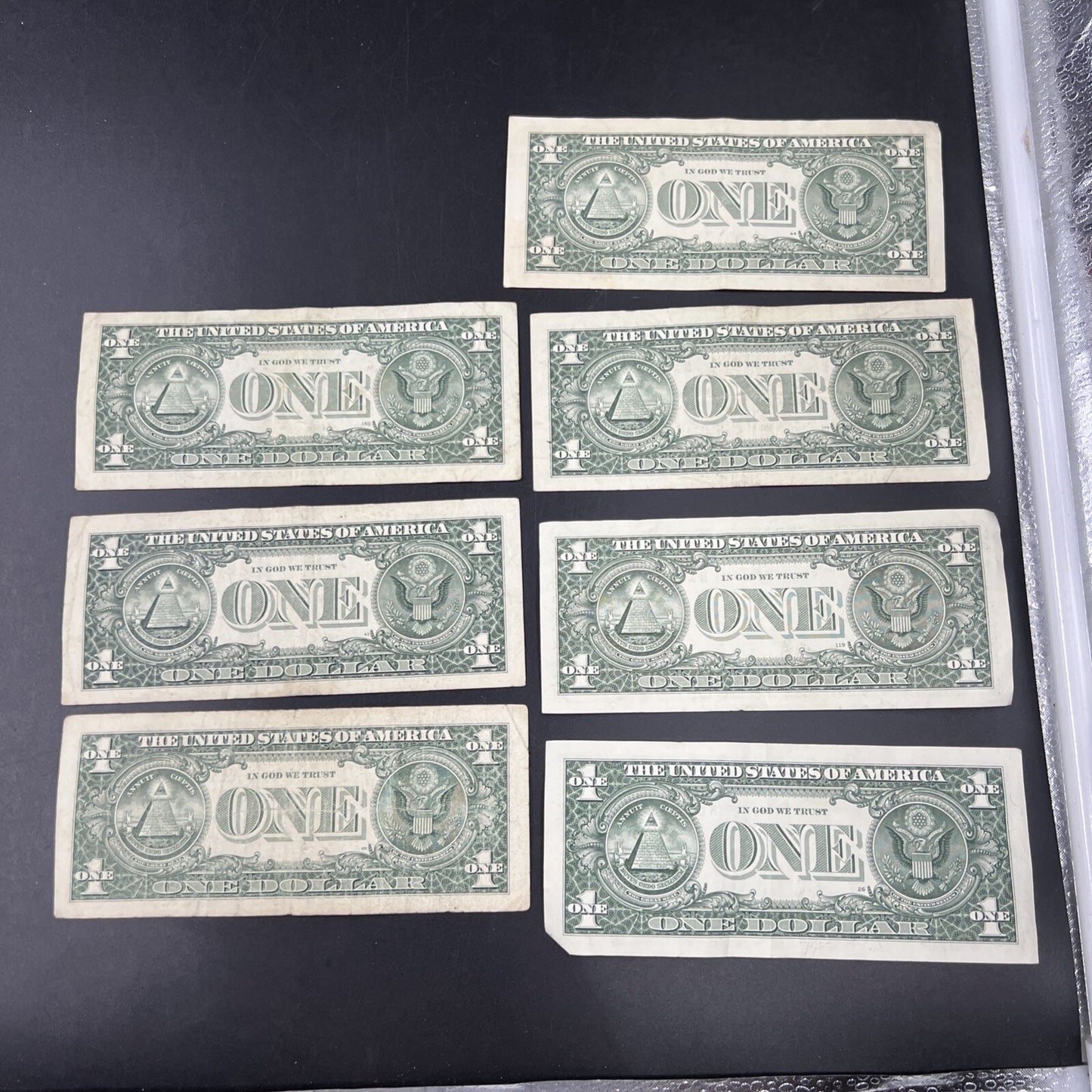 Lot of 7 Different * Star FRN Notes 1995 - 2017 years Circulated US Currency