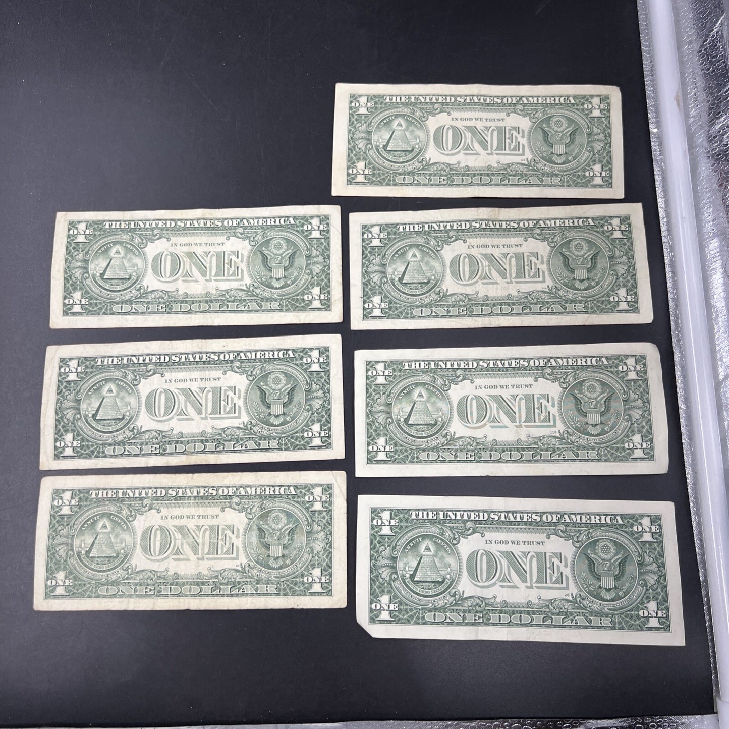 Lot of 7 Different * Star FRN Notes 1995 - 2017 years Circulated US Currency