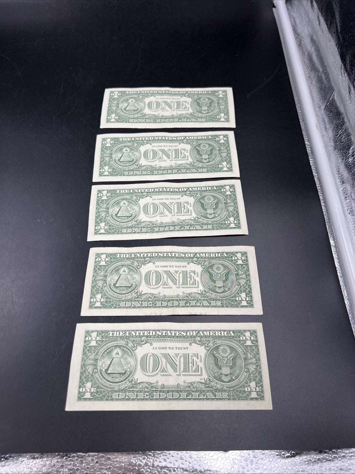 Lot of 5 2013 * $1 FRN Federal Reserve Note Star Notes H K L Districts Circ #86
