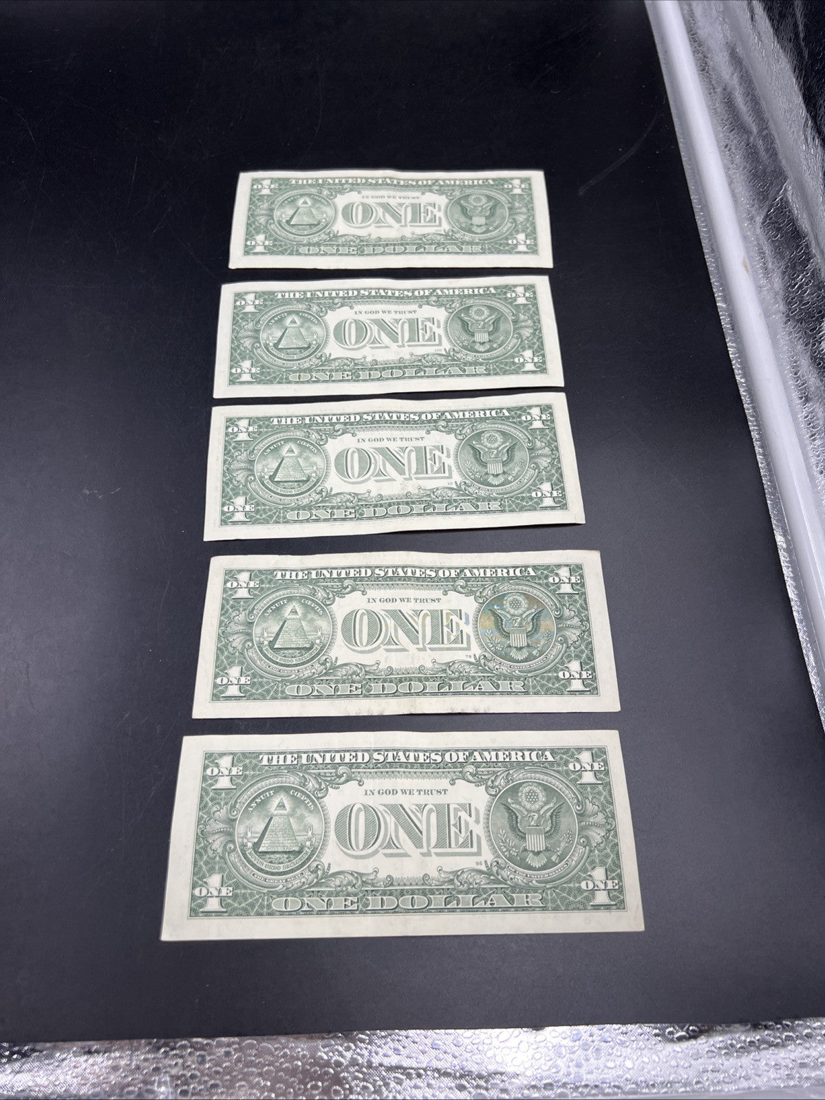 Lot of 5 2013 * $1 FRN Federal Reserve Note Star Notes H K L Districts Circ #86