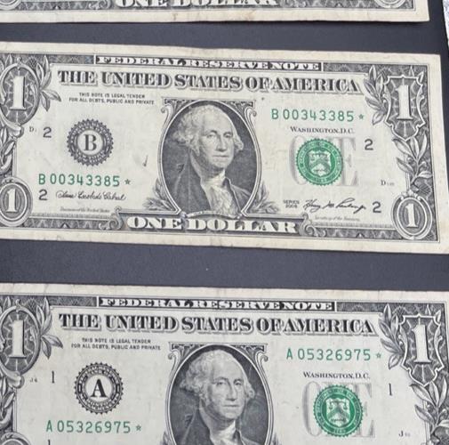 Lot of 8 Bills 2013 * & 2006 Star $1 FRN Federal Reserve Notes Circ #975