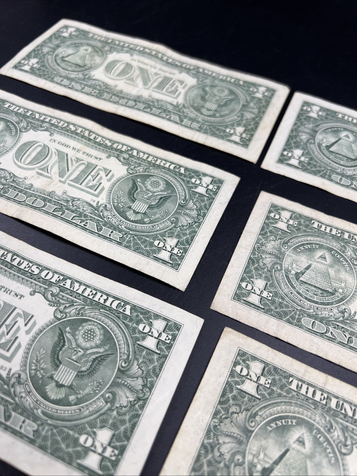 Lot of 8 Bills 2013 * & 2006 Star $1 FRN Federal Reserve Notes Circ #975