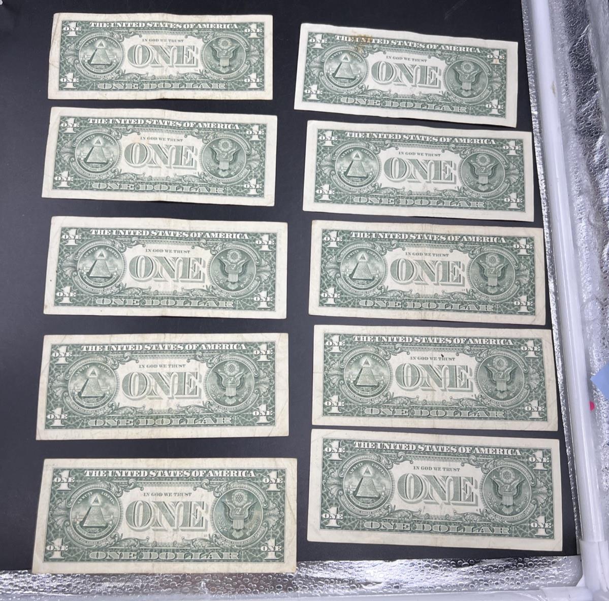 Lot of 10 2013 * $1 FRN Federal Reserve Note Star Notes K District Circ #92