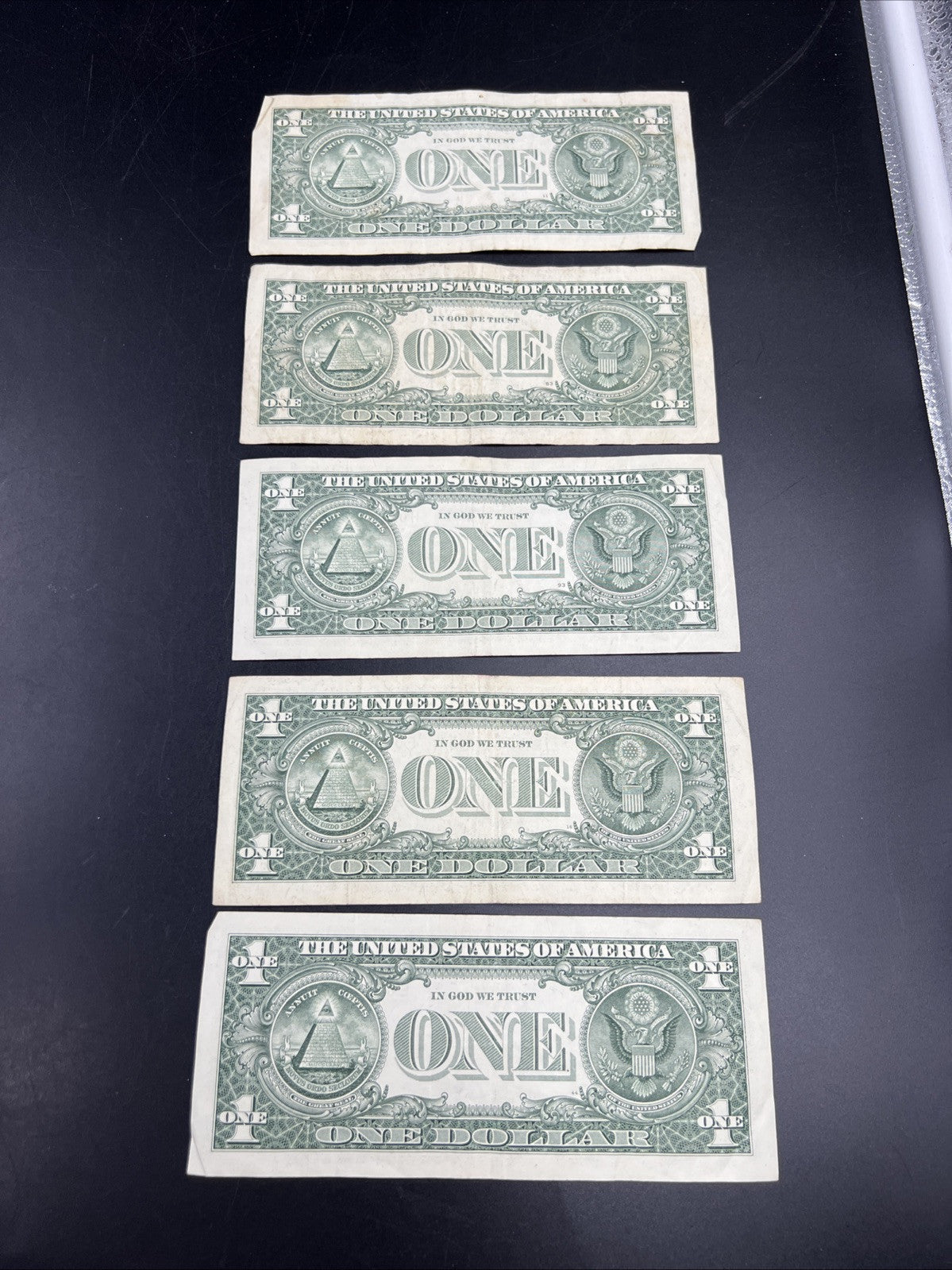 Lot of 5 2013 * Star $1 FRN Federal Reserve Notes Circ #563