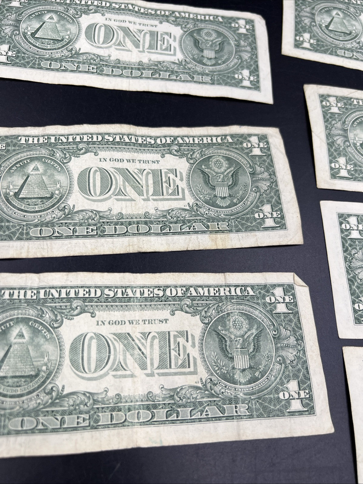 Lot of 7 Different * Star FRN Notes 1995 - 2017 years Circulated US Currency #D