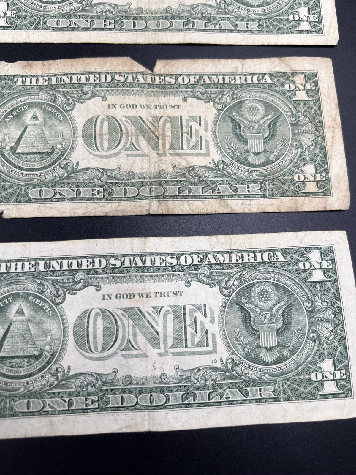 Lot of 5 2009 2013 * $1 FRN Federal Reserve Notes Star Notes Very Circulated