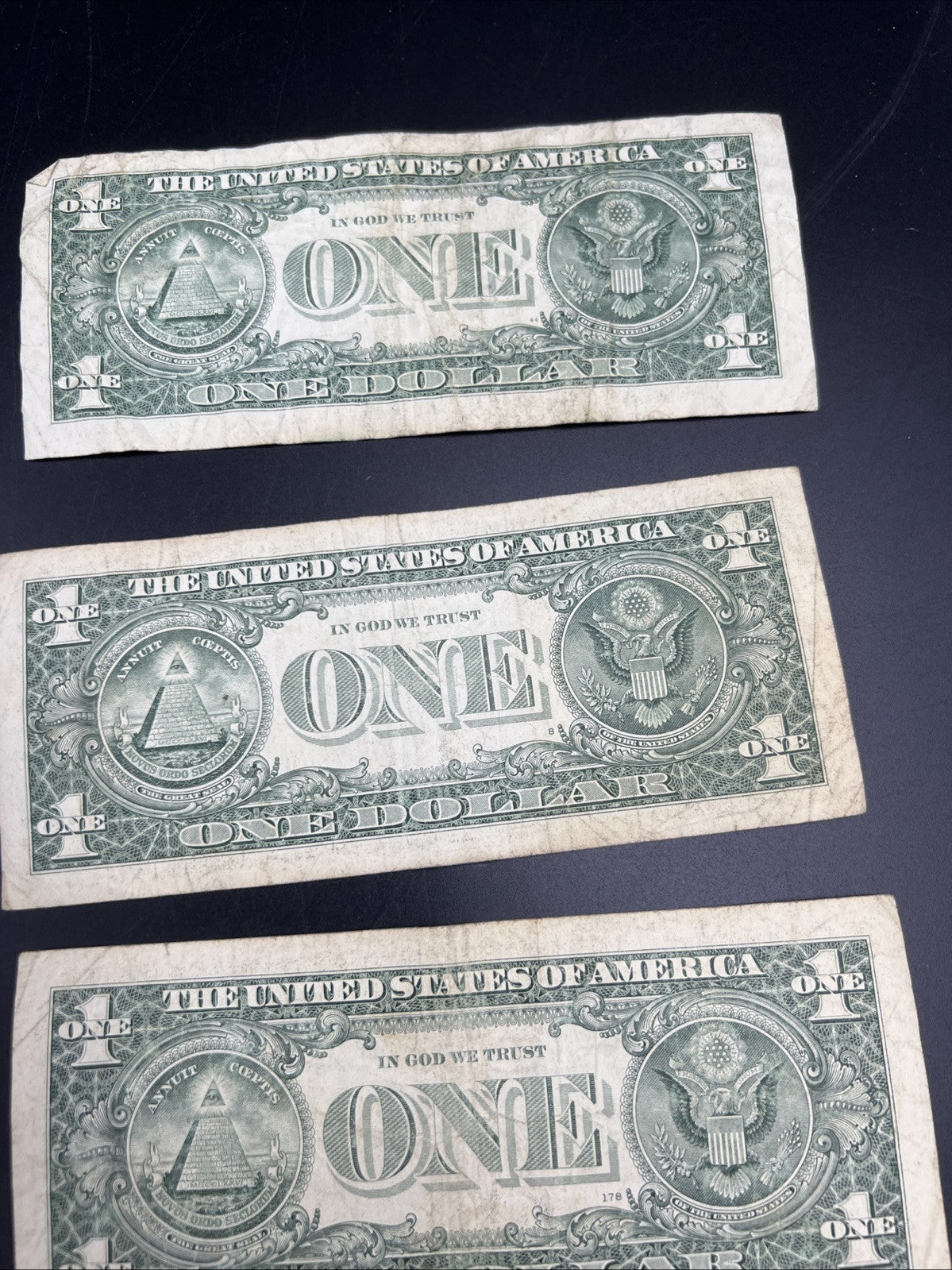 Lot of 5 2009 2013 * $1 FRN Federal Reserve Notes Star Notes Very Circulated