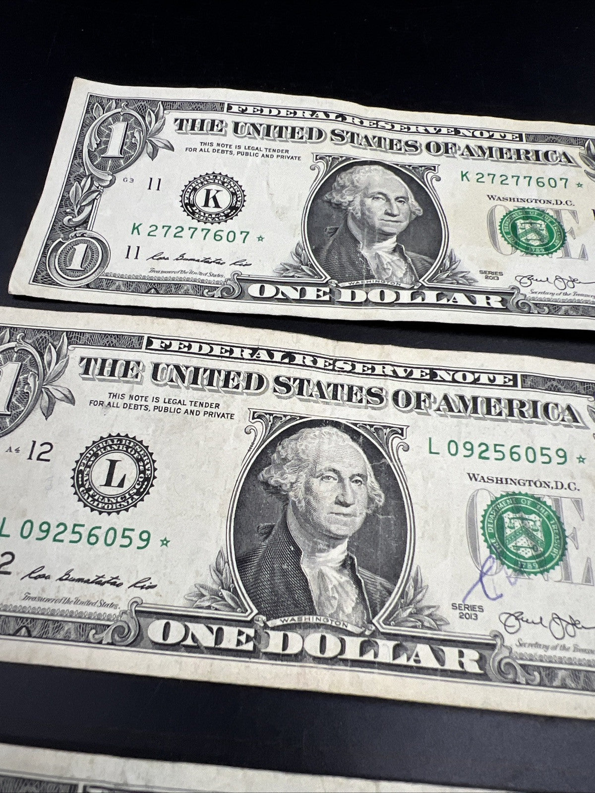 Lot of 7 Different * Star FRN Notes 1995 - 2017 years Circulated US Currency #30