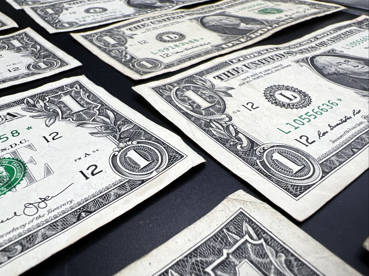 Lot of 10 2013 * $1 FRN Federal Reserve Note Star Notes L District Circ #43