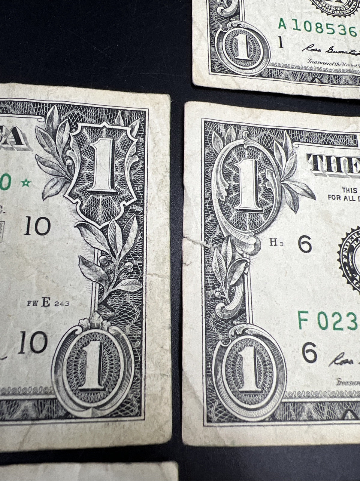 Lot of 9 2009 * $1 FRN Federal Reserve Note Star Notes Circ #79
