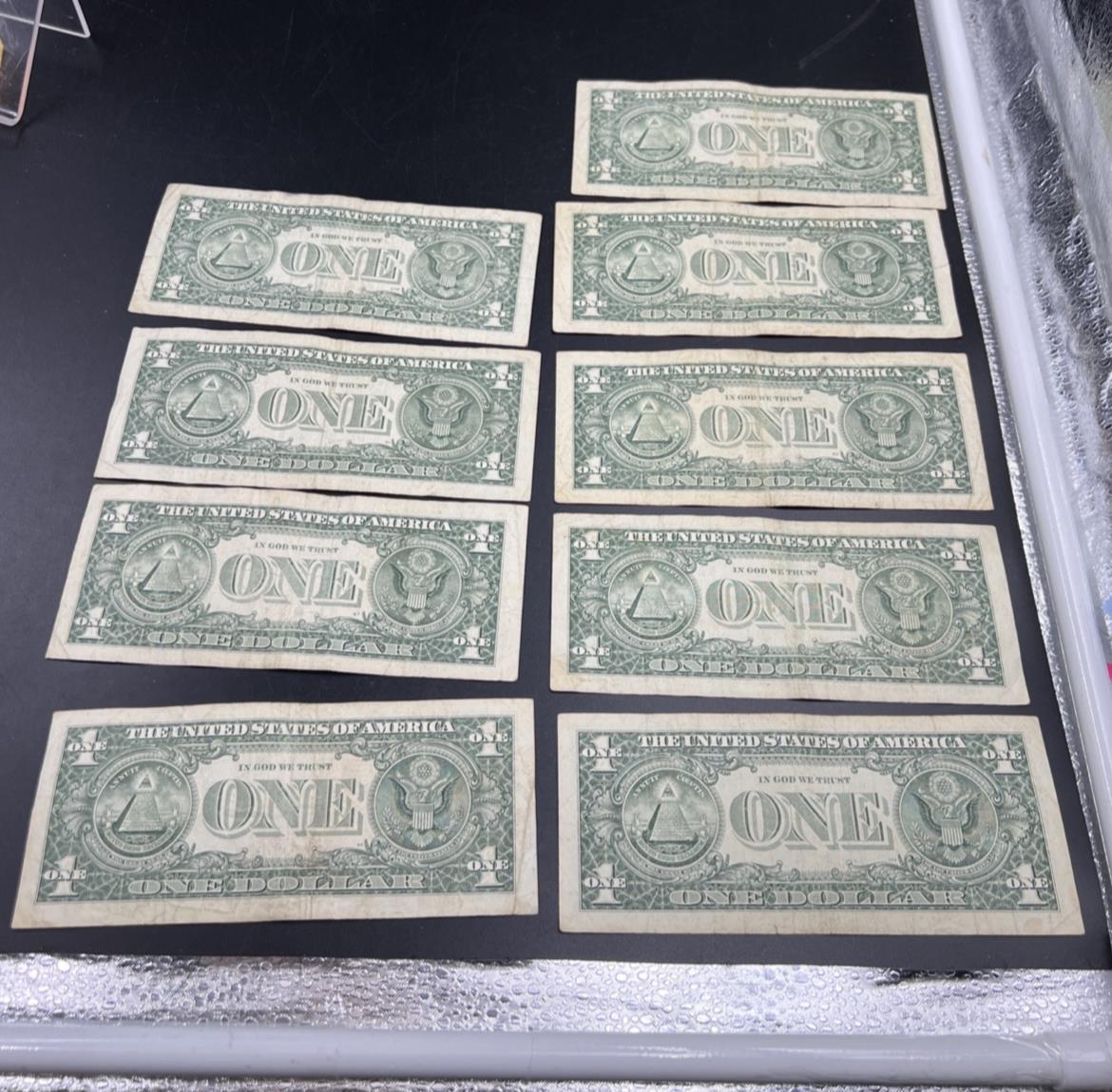 Lot of 9 2009 * $1 FRN Federal Reserve Note Star Notes Circ #79