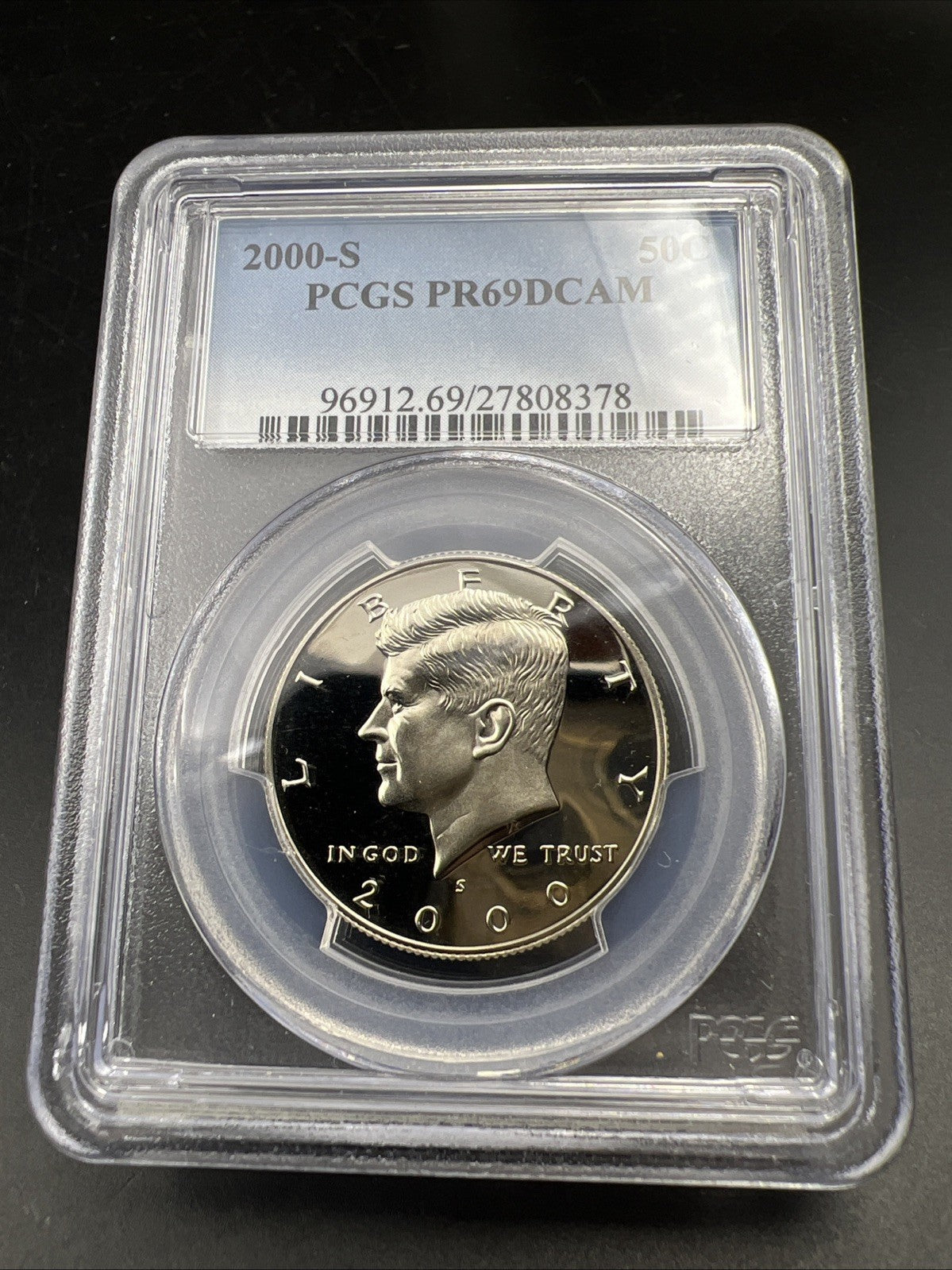 2000 S 50c Kennedy Copper Nickel Half Dollar Coin PCGS PR69 DCAM #378
