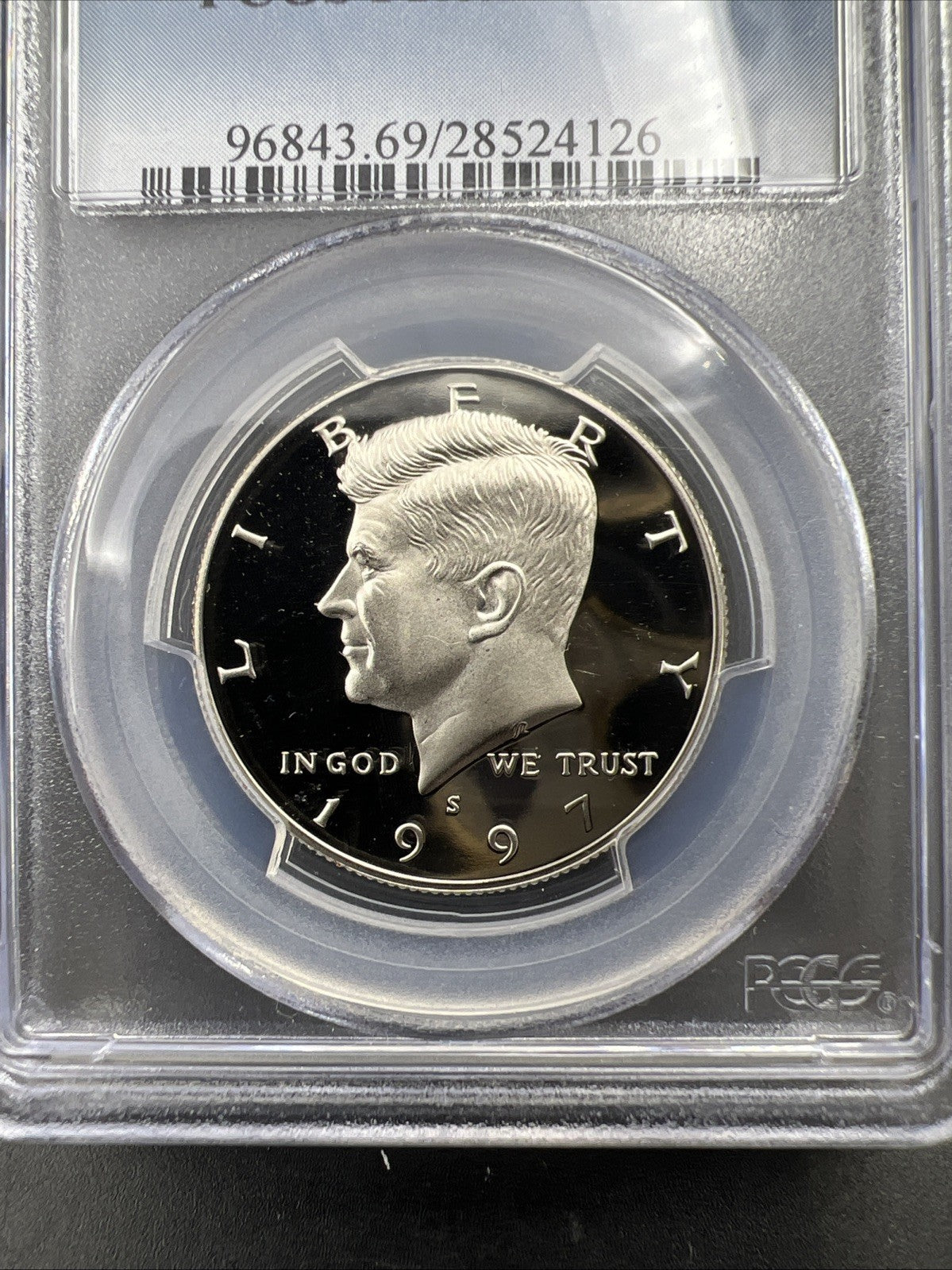 1997 S 50c Kennedy Copper Nickel Half Dollar Coin PCGS PR69 DCAM #126