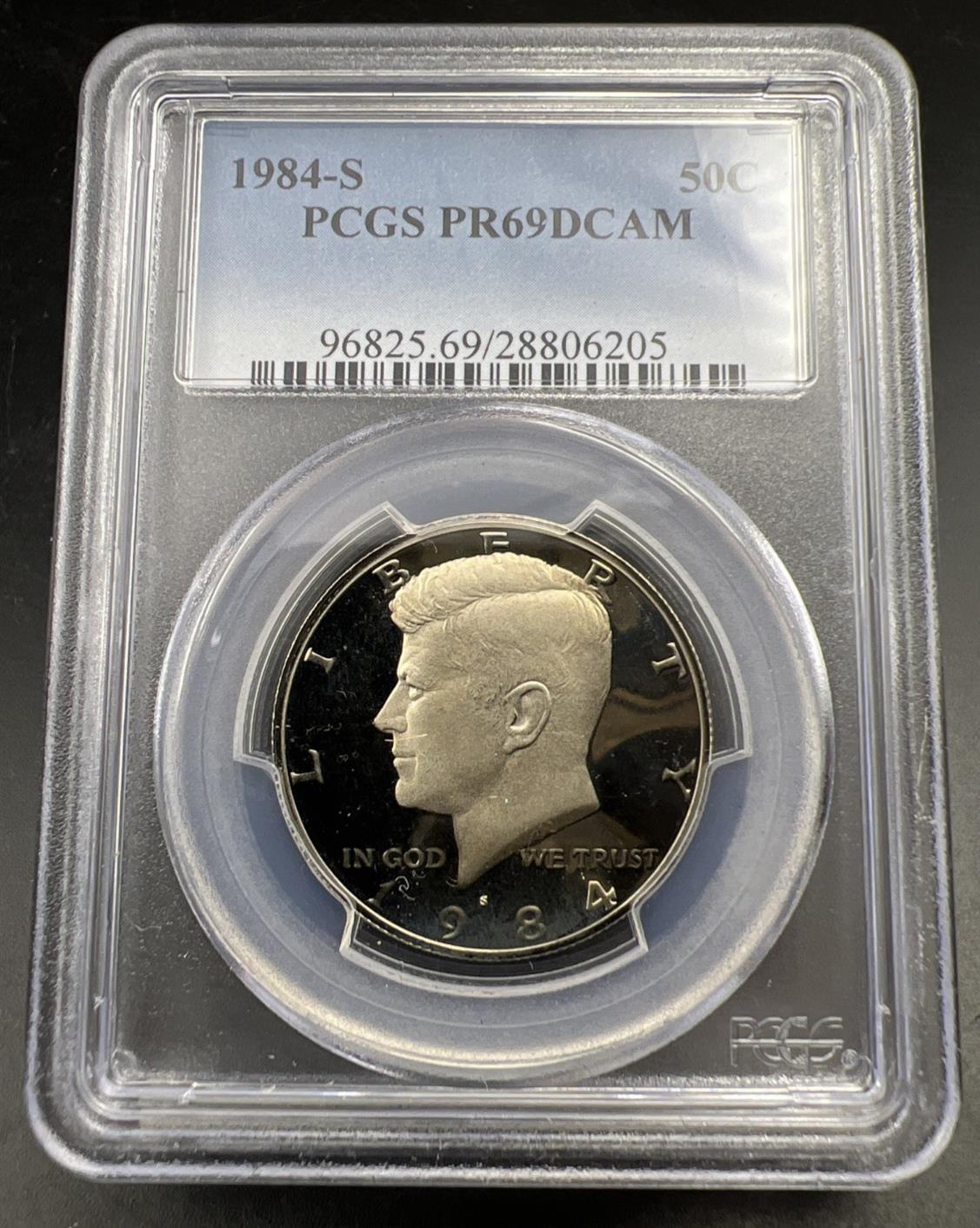 1984 S 50c Kennedy Copper Nickel Half Dollar Coin PCGS PR69 DCAM #205