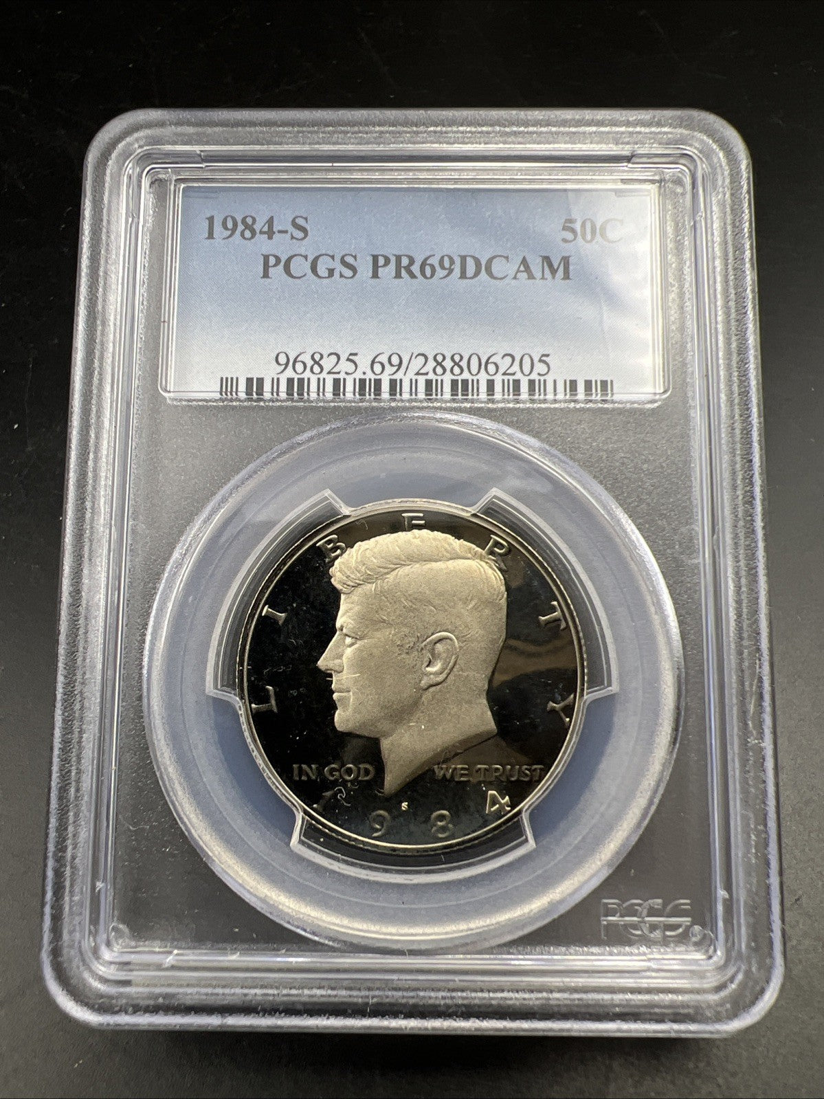 1984 S 50c Kennedy Copper Nickel Half Dollar Coin PCGS PR69 DCAM #205