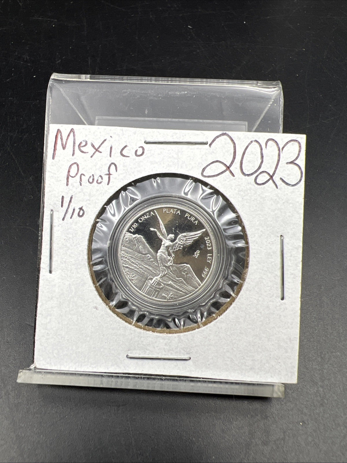 2023 Mexico Libertad 1/10 ounce Silver Coin Pure Plata Pura Silver .999 Proof