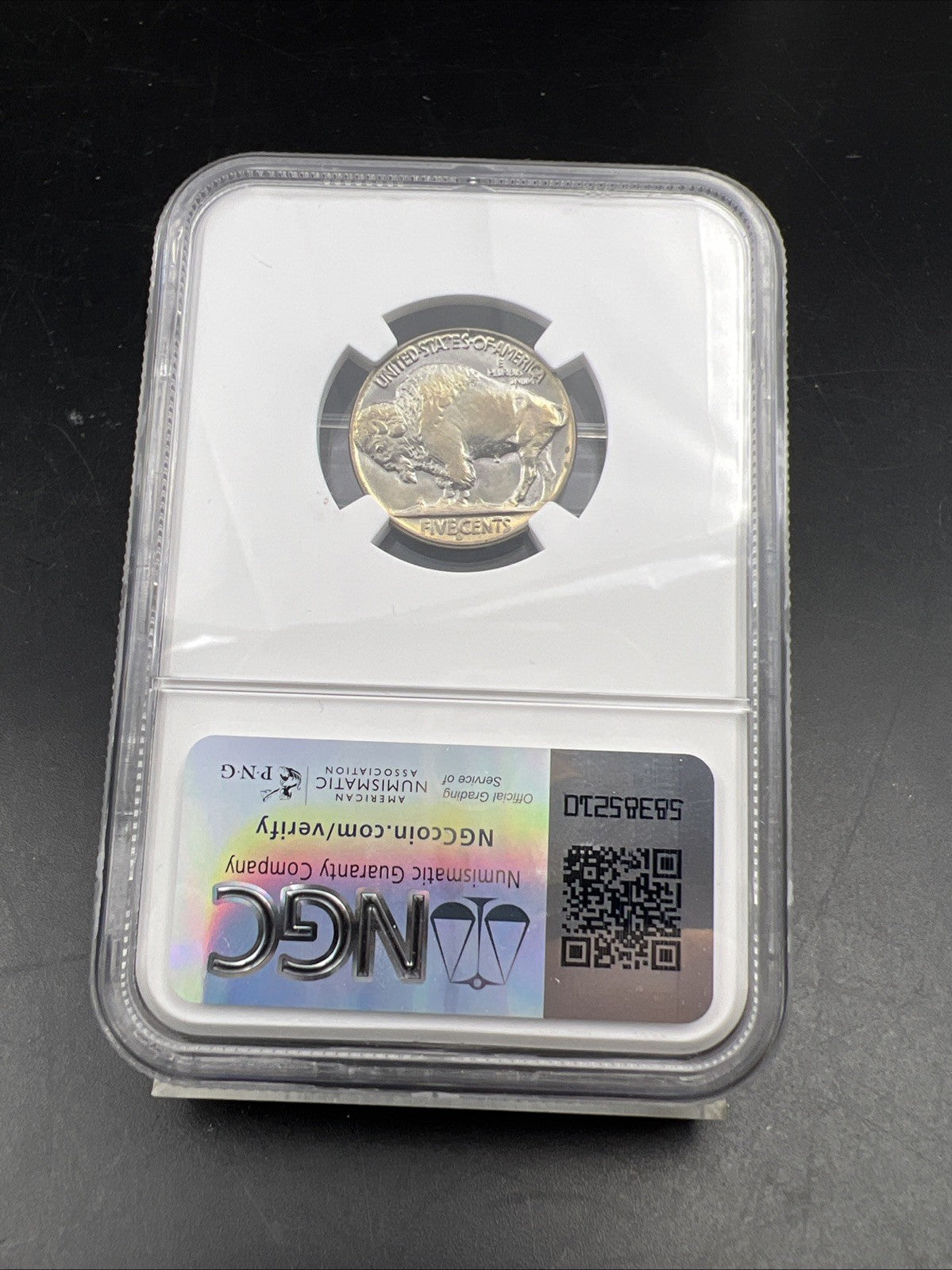 1938 D 5c Buffalo Nickel Coin GEM BU MS66 NGC PQ Toning Toner