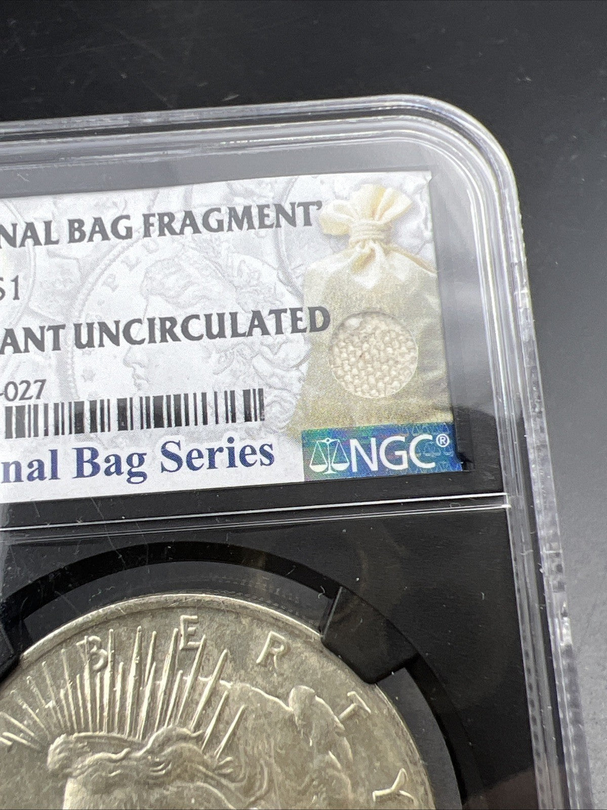 1924 Peace Silver Dollar Coin NGC BU Original Bag Fragment Series