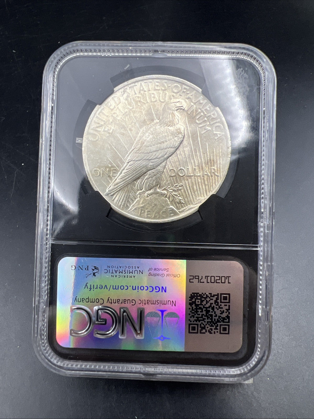 1924 Peace Silver Dollar Coin NGC BU Original Bag Fragment Series