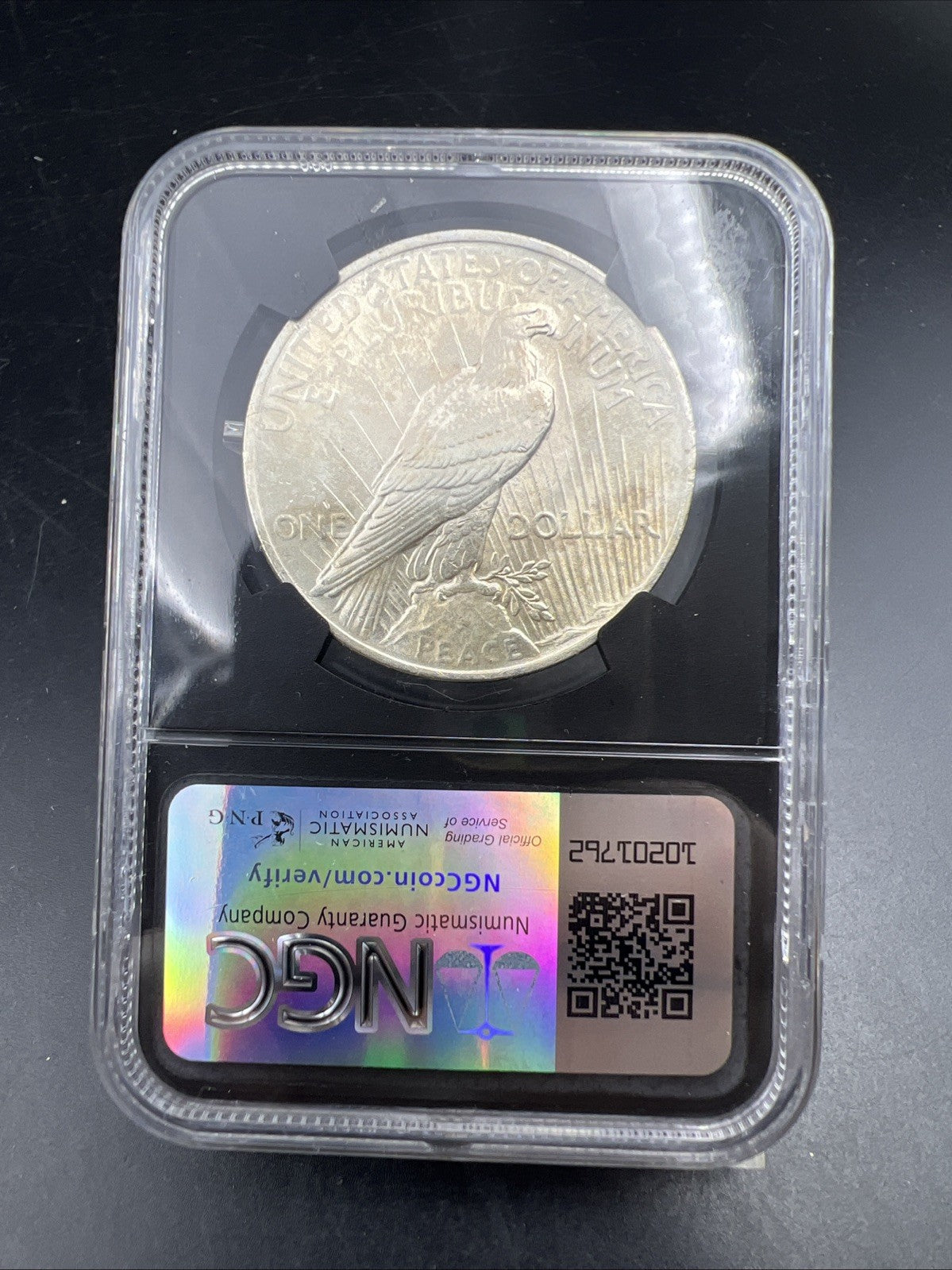 1924 Peace Silver Dollar Coin NGC BU Original Bag Fragment Series