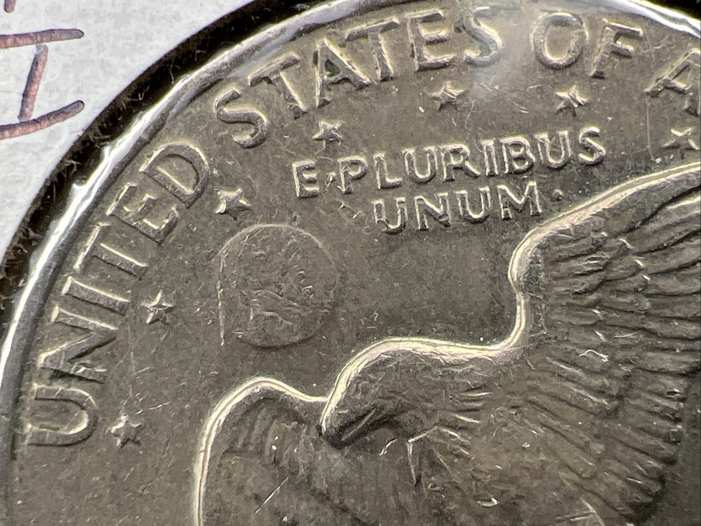 1972 Type 2 Variety $1 Eishenhower Clad Ike Dollar Coin CH VF Very Fine Circ #A