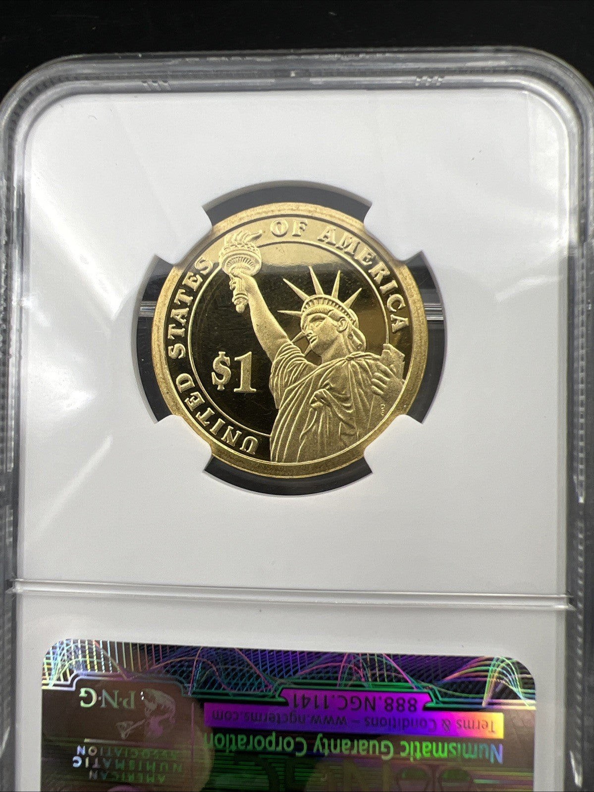 2009 S William H Harrison Proof Presidential Dollar Coin NGC PF69 UCAM #066