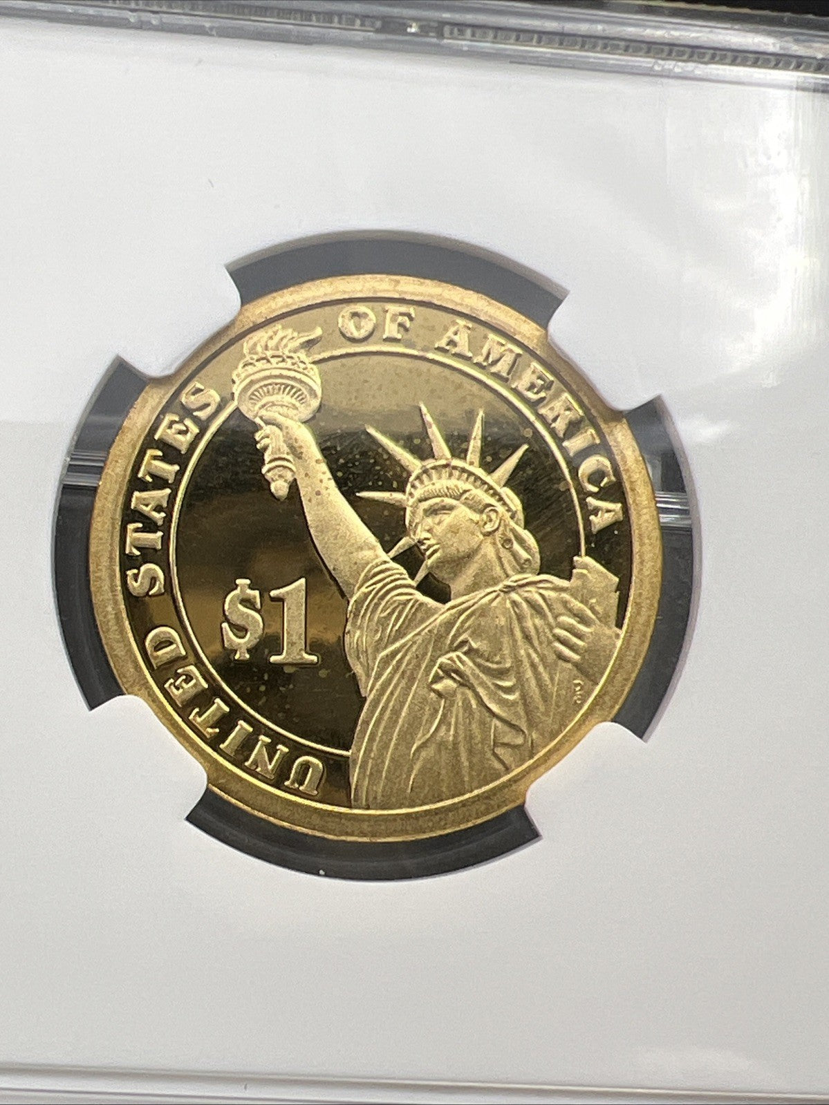 2009 S John Tyler Proof Presidential Dollar Coin NGC PF69 UCAM #081