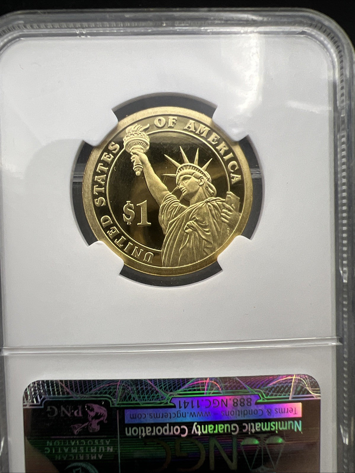 2010 S $1 Millard Fillmore Presidential Dollar Coin NGC PF69 UCAM Proof #075