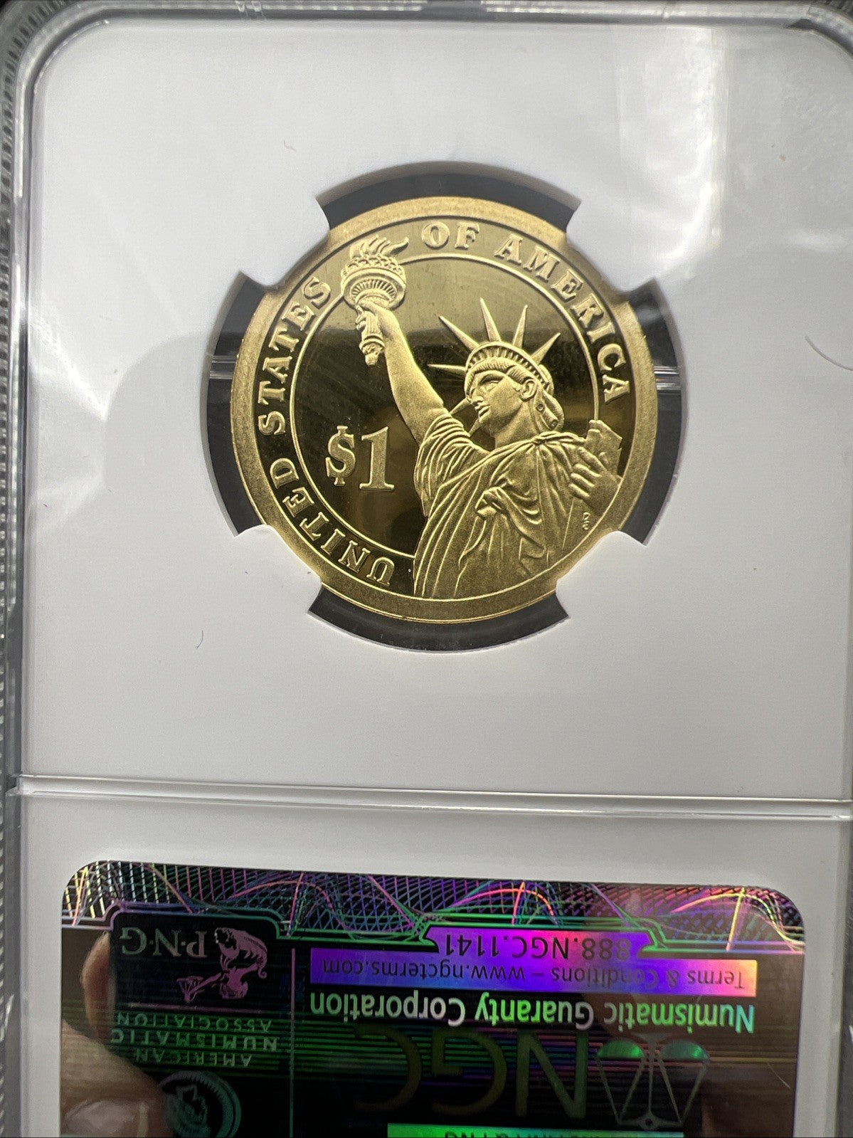 2010 S $1 James Buchanan Presidential Dollar Coin NGC PF69 UCAM Proof #204