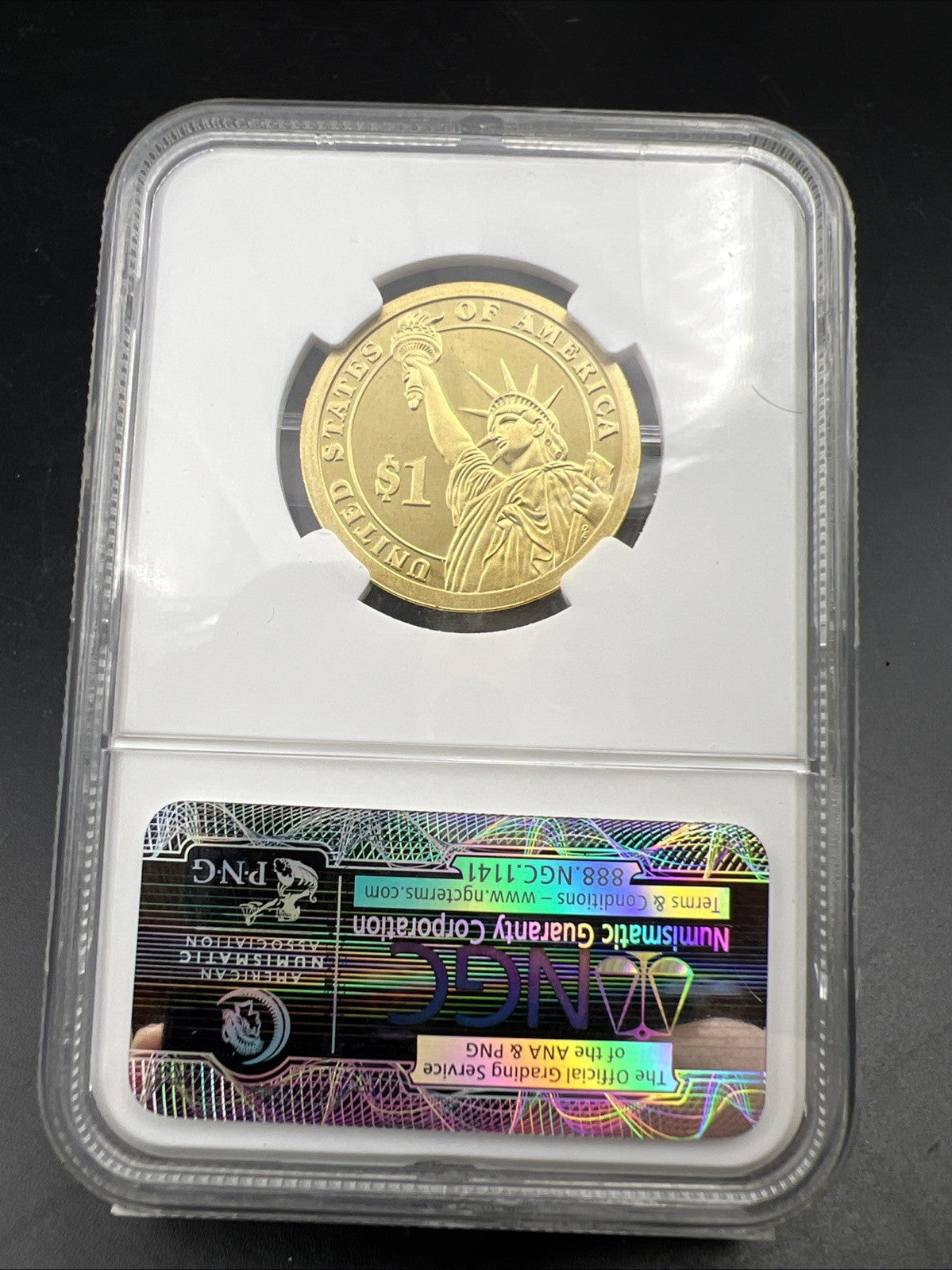 2010 S $1 James Buchanan Presidential Dollar Coin NGC PF69 UCAM Proof #204