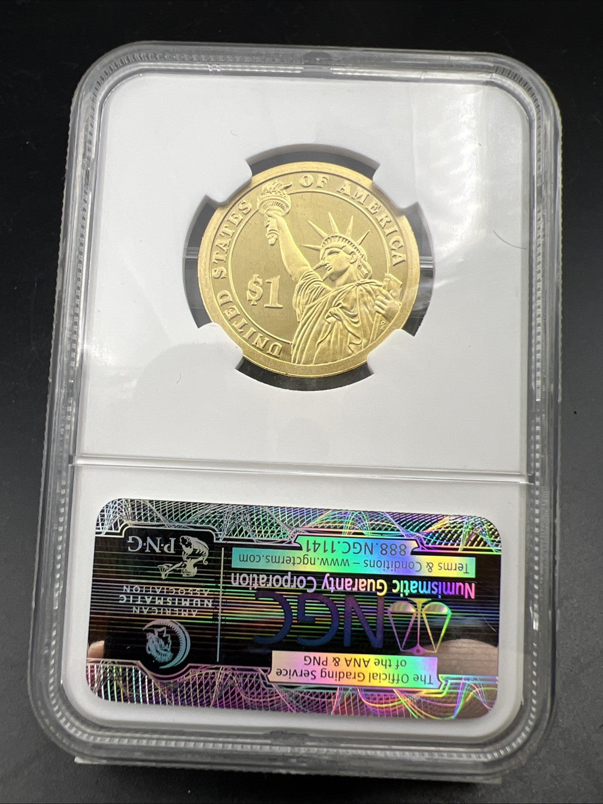 2010 S $1 James Buchanan Presidential Dollar Coin NGC PF69 UCAM Proof #204