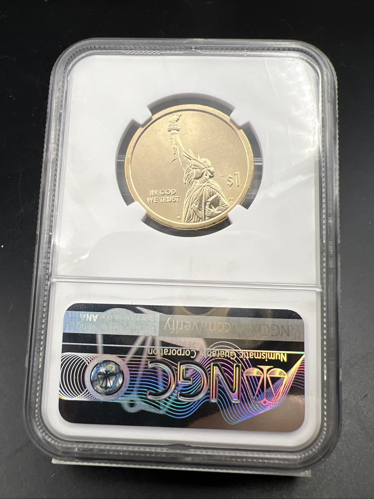 2018 D $1 American Innovation George Washington Dollar NGC BU